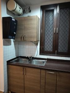 Kitchen Image of 1600 Sq.ft 3 BHK Builder Floor for sale in Kailash Colony New Delhi for Rs. 40000000