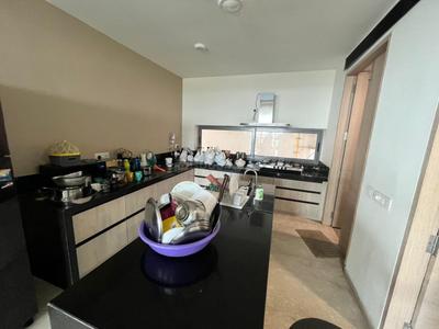 Kitchen Image of 2115 Sq.ft 3 BHK Apartment / Flat for rent in Gala Aria, South Bopal Ahmedabad for Rs. 35000