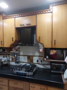 Kitchen Image of 1220 Sq.ft 3 BHK Builder Floor for rent in Ashok Vihar New Delhi for Rs. 42500