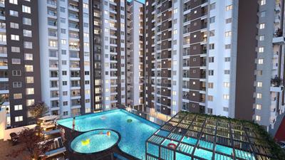 Image of 1092 Sq.ft 2 BHK Apartment / Flat for sale in White Field Ville, Whitefield, Bengaluru for Rs. 10350000