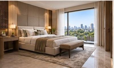 Bedroom Image of 3479 Sq.ft 3 BHK Apartment / Flat for sale in Santacruz West Mumbai for Rs. 225000000