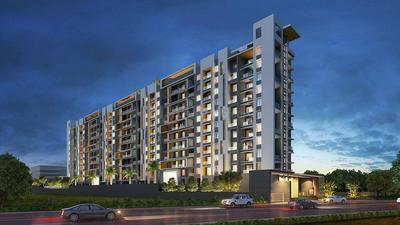 Image of 1460 Sq.ft 3 BHK Apartment / Flat for sale in Space 64 Meridien , Ravet, Pune for Rs. 9200000