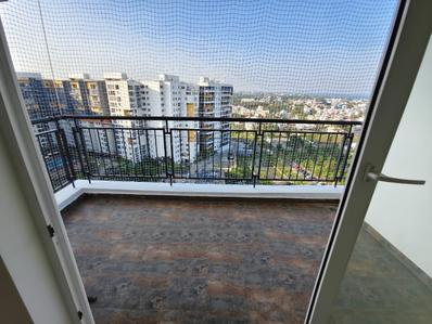Balcony Image of 1401 Sq.ft 3 BHK Apartment / Flat for rent in Casagrand ECR 14, Kanathur Reddikuppam Chennai for Rs. 43000