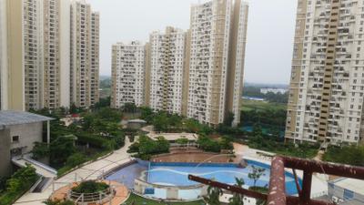 Balcony Image of 1700 Sq.ft 3 BHK Apartment / Flat for rent in Elita Garden Vista, New Town Kolkata for Rs. 60000