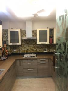 Kitchen Image of 1800 Sq.ft 3 BHK Builder Floor for rent in New Rajinder Nagar New Delhi for Rs. 150000