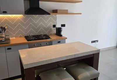 Kitchen Image of 488 Sq.ft 1 BHK Apartment / Flat for rent in Dubai Hills Dubai for Rs. 195000
