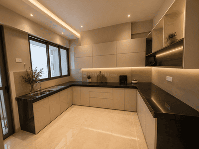 Kitchen Image of 1305 Sq.ft 3 BHK Apartment / Flat for sale in Adani Ten BKC, Bandra East Mumbai for Rs. 77100000