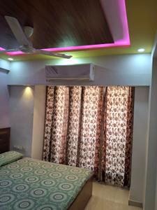 Bedroom Image of 1000 Sq.ft 2 BHK Apartment / Flat for rent in Aawaass River Front, Randesan Gandhinagar for Rs. 28000