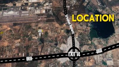 Image of 2124 Sq.ft Residential Plot / Land for sale in Kothur, Hyderabad for Rs. 1415000