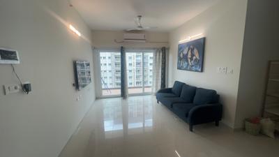 Living Room Image of 1655 Sq.ft 3 BHK Apartment / Flat for rent in L And T Raintree Boulevard, Sahakara Nagar Bengaluru for Rs. 100000