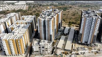 Image of 1325 Sq.ft 2 BHK Apartment / Flat for sale in Aparna Cyber Shine, Osman Nagar, Hyderabad for Rs. 10200000