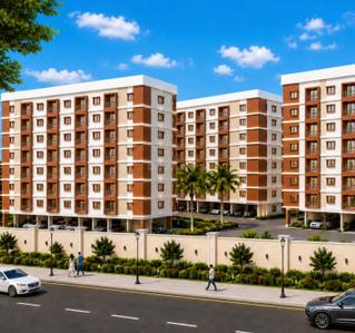 Image of 1015 Sq.ft 2 BHK Apartment / Flat for sale in Parbati Waterford, Shristinagar, Asansol for Rs. 3755500