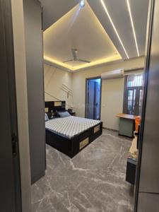 Bedroom Image of 1500 Sq.ft 3 BHK Builder Floor for rent in Rajouri Garden New Delhi for Rs. 50000