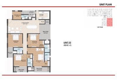 Image of 2111 Sq.ft 3 BHK Apartment / Flat for sale in Solitaire, Khandagiri, Bhubaneswar for Rs. 17438400