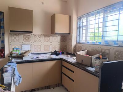 Kitchen Image of 750 Sq.ft 1 BHK Apartment / Flat for rent in Thanisandra Bengaluru for Rs. 22000