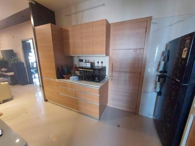 Kitchen Image of 1350 Sq.ft 2.5 BHK Apartment / Flat for rent in Adani The Meadows, Shantigram Ahmedabad for Rs. 45000
