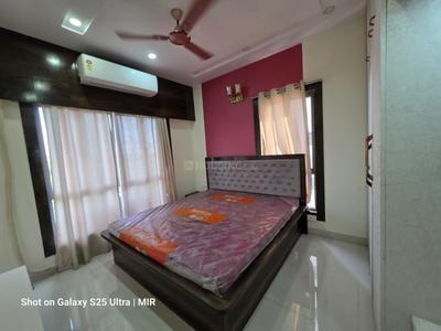 Bedroom Image of 1210 Sq.ft 3 BHK Apartment / Flat for rent in Siddha Galaxia, Rajarhat Kolkata for Rs. 45000