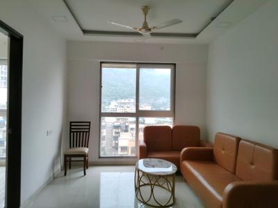 Living Room Image of 800 Sq.ft 2 BHK Apartment / Flat for sale in The Evergreen Heights, Kalwa Thane for Rs. 12500000