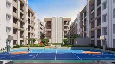 Image of 1113 Sq.ft 2 BHK Apartment / Flat for sale in Ashray Vihar Phase II, Madanpur, Bhubaneswar for Rs. 7700000