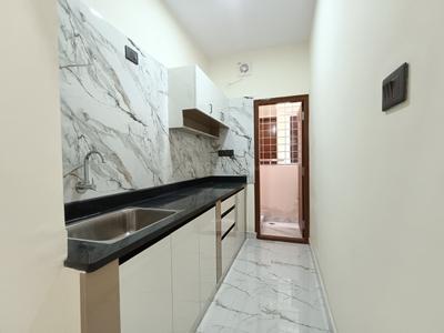 Kitchen Image of 750 Sq.ft 1 BHK Builder Floor for rent in HSR Layout Bengaluru for Rs. 32000