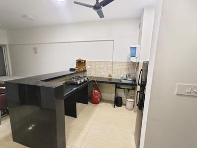 Kitchen Image of 639 Sq.ft 1 BHK Studio for rent in Lodha Belmondo, Gahunje Pune for Rs. 35000