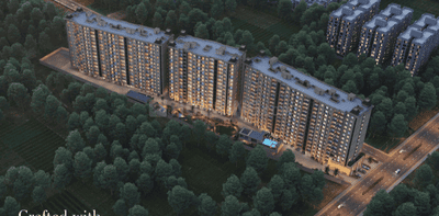 Image of 930 Sq.ft 2 BHK Apartment / Flat for sale in Polaris Nexus Genesis, Vikas Nagar, Pune for Rs. 6400000