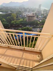 Balcony Image of 550 Sq.ft 1 BHK Apartment / Flat for rent in Puraniks Grand Central, Thane West Thane for Rs. 26500