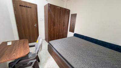 Bedroom Image of 1500 Sq.ft 1 BHK Apartment / Flat for rent in Vijay Nagar Indore for Rs. 21000