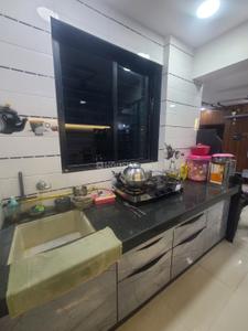 Kitchen Image of 750 Sq.ft 1 BHK Apartment / Flat for sale in Vesu Surat for Rs. 2200000