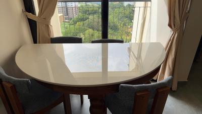 Living Room Image of 556 Sq.ft 1 BHK Apartment / Flat for rent in Eroor Kochi for Rs. 30000