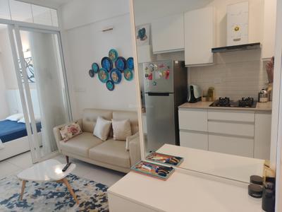 Bedroom Image of 600 Sq.ft 1 RK Apartment / Flat for rent in L And T Raintree Boulevard, Sahakara Nagar Bengaluru for Rs. 44000