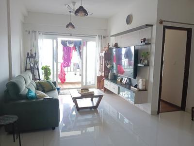 Hall Image of 1300 Sq.ft 2.5 BHK Apartment / Flat for rent in SKAV Aastha, Mahalakshmi Layout Bengaluru for Rs. 55000