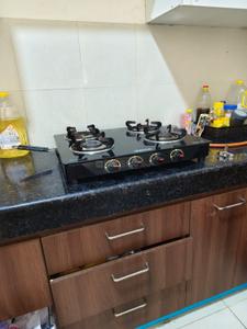 Kitchen Image of 950 Sq.ft 2 BHK Builder Floor for rent in UCHDPL Wave Executive Floors G, Wave City Ghaziabad for Rs. 23000