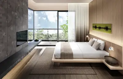Bedroom Image of 1800 Sq.ft 3 BHK Apartment / Flat for sale in Ashiana Aaroham Phase 1, Sector 80 Gurgaon for Rs. 29600000