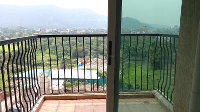 Balcony Image of 750 Sq.ft 1 BHK Apartment / Flat for rent in Marathon Nexzone, Panvel Navi Mumbai for Rs. 16000