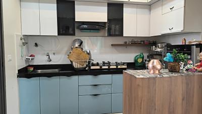 Kitchen Image of 1300 Sq.ft 3 BHK Apartment / Flat for sale in Skyi Star City, Dhayari Pune for Rs. 7500000