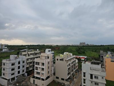 Bedroom Two Image of 1050 Sq.ft 3 BHK Apartment / Flat for rent in Shruti Radhe Windsun, Charholi Budruk Pune for Rs. 24000