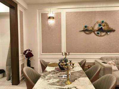 Dining Area Image of 1600 Sq.ft 3 BHK Builder Floor for rent in Trehan Luxury Floors 71, Sector 71 Gurgaon for Rs. 47000