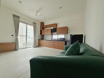 Bedroom Image of 750 Sq.ft 1 BHK Apartment / Flat for rent in Domlur Layout Bengaluru for Rs. 48000