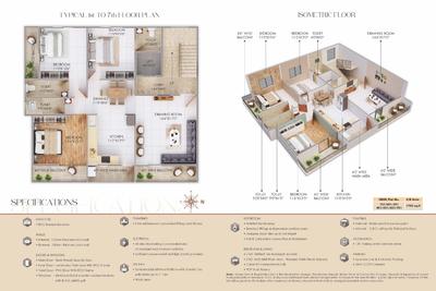 Image of 1750 Sq.ft 3 BHK Apartment / Flat for sale in Manewada, Nagpur for Rs. 7200000