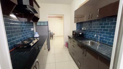 Kitchen Image of 1460 Sq.ft 3 BHK Apartment / Flat for rent in UKN Belvedere By UKN Airport District Phase 1, Navarathna Agrahara Bengaluru for Rs. 60000