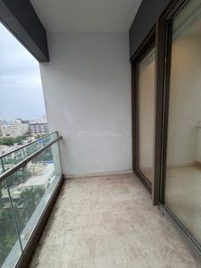 Balcony Image of 1600 Sq.ft 3 BHK Apartment / Flat for rent in Adani Ten BKC, Bandra East Mumbai for Rs. 250000