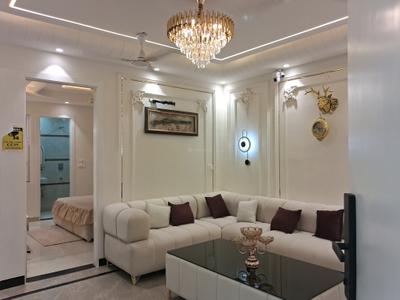 Living Room Image of 1000 Sq.ft 3 BHK Builder Floor for rent in Dwarka Mor New Delhi for Rs. 33000