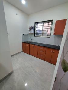 Kitchen Image of 550 Sq.ft 1 BHK Builder Floor for rent in Sakar Elite Apex, Mahalakshmi Nagar Indore for Rs. 19000