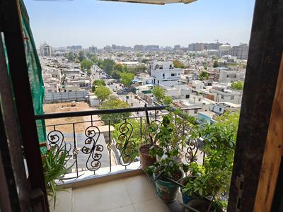 Balcony Image of 1440 Sq.ft 3 BHK Apartment / Flat for sale in Ghatlodiya Ahmedabad for Rs. 9000000