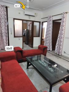 Hall Image of 1000 Sq.ft 2 BHK Builder Floor for rent in Lajpat Nagar New Delhi for Rs. 60000