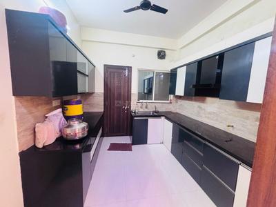Kitchen Image of 1100 Sq.ft 2 BHK Builder Floor for rent in Nipania Indore for Rs. 19500