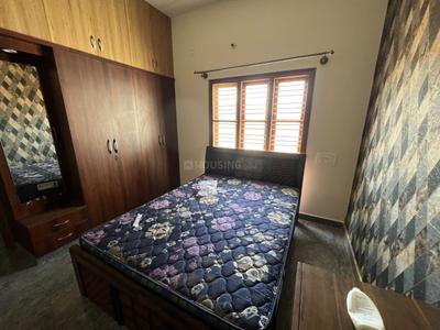 Bedroom Image of 1200 Sq.ft 2 BHK Builder Floor for rent in Margondanahalli Bengaluru for Rs. 35000