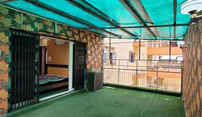 Balcony Image of 2025 Sq.ft 3 BHK Builder Floor for rent in New Town Kolkata for Rs. 55000