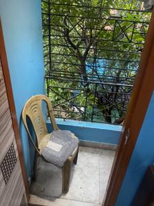 Balcony Image of 550 Sq.ft 1 BHK Builder Floor for rent in Haltu Kolkata for Rs. 15000